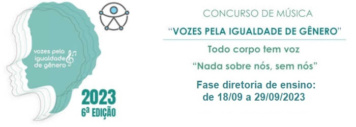 Concurso “Vozes pela igualdade de gênero”